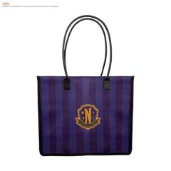 Matrix - Cinereplicas - Wednesday - Shopping Bag - Nevermore Academy (Purple) CR-WEDNESDAY0007
