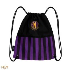 Matrix - Cinereplicas - Wednesday - Drawstring Bag - Nevermore Academy (Purple) CR-WEDNESDAY0011