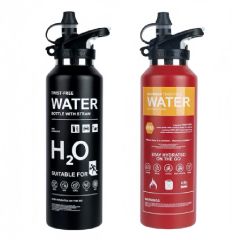 Revomax Fire Extinguisher style 316 S/S 592ml (Black / Red) SS592-MO