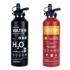 Revomax Fire Extinguisher style 316 S/S 950ml (Black / Red) SS950-MO