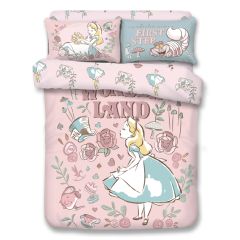 Uji Bedding - 1000 Threads Spun Soft Bedding Set - Alice in Wonderland (Multi Sizes) SSS-AL2501-MO