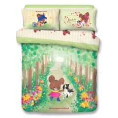 Uji Bedding - 1000 Threads Spun Soft Bedding Set - The Bears' School (Multi Sizes) SSS-BS2501-MO