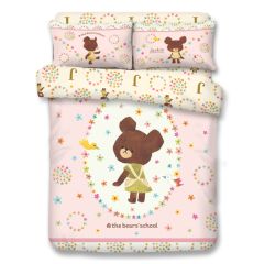 Uji Bedding - 1000 Threads Spun Soft Bedding Set - The Bears' School (Multi Sizes) SSS-BS2601-MO