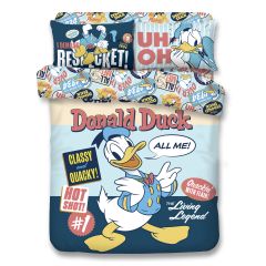 Uji Bedding - 1000 Threads Spun Soft Bedding Set - Donald Duck (Multi Sizes Option) SSS-DD2301-MO