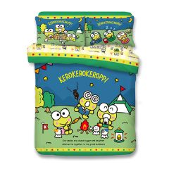 Uji Bedding - 1000 Threads Spun Soft Bedding Set - Kerokerokeroppi (Multi Options) SSS-KR2401-MO