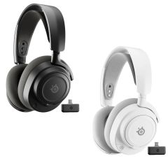 Steelseries - Arctis Nova 7 Wireless Gen 2 Wireless Gaming Headphone - (Black/White)