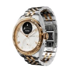 Withings - ScanWatch Nova Brilliant 先進混合智能手錶 (玫瑰金/銀色) SWNOVA_BRILL_ALL