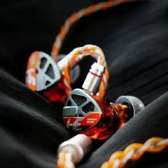 TANGZU - Harmonic Empire XiaoQiao Wired In-Ear Monitor - 3.5mm (Purple/ Orange) TANGZ_XIAOQIAO35_AL