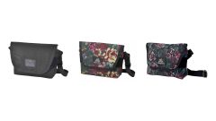Gregory - CLASSIC BAGS Teeny Messenger 斜揹袋 (黑色/綠花/紫藍花)