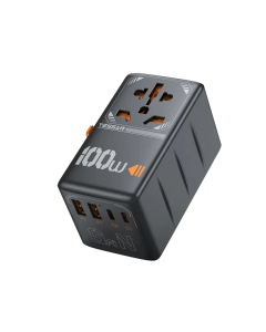 TESSAN - 4 Port 100W Universal Travel Adapter TS-WTA04