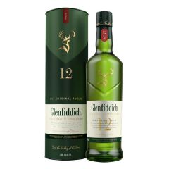 Glenfiddich 12 Year Old Single Malt Scotch Whisky TF_GLENFIDDICH12