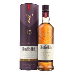 Glenfiddich 15 Year Old Single Malt Scotch Whisky TF_GLENFIDDICH15