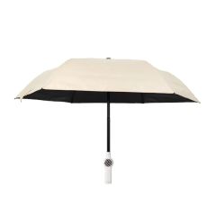 Thanko - Fanbrella POLE 2-in-1 Umbrella [Blue/White] THANKO_POLE_ALL