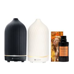 THANN -  Electric Aroma Diffuser Set (Bryony White / Peony Black) THANN_All