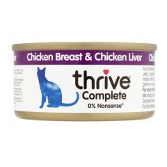 Thrive - 脆樂芙-100%雞+ 雞肝 |成貓罐頭 (75g) #101631