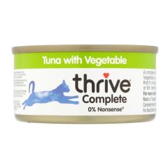 Thrive - 脆樂芙-100%吞拿魚+蔬菜 |成貓罐頭  (75gx12) #02690