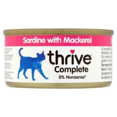 Thrive - 脆樂芙-100%沙甸魚+鯖魚 |成貓罐頭 (75g) #102645