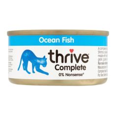 Thrive - 脆樂芙-100% 鯖魚+銀魚+海蝦 (Ocean Fish)|成貓罐頭 (75gx12) #01709