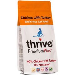 Thrive - 脆樂芙-無穀物無激素90%走地雞+ 火雞貓糧 (1.5kg) #102591