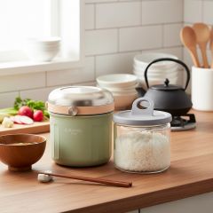 Camel Tiffin 50 Stainless Steel 0.5L Food Jar with 300ml Glass Container (Multi Color Options) CR-TIFFIN50-MO