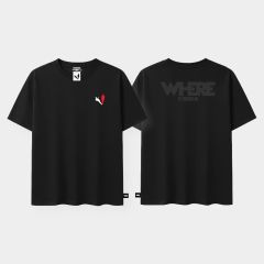 Tiger Yau "Where It Begins" Live 2026  黑色圓領刺繡 Tee (Size 1)