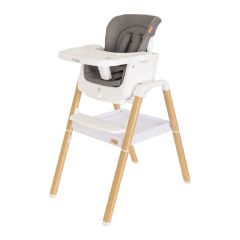 Tutti Bambini - Nova High Chair (White + Oak/Grey + Oak/Black) Tutti_611010_MO