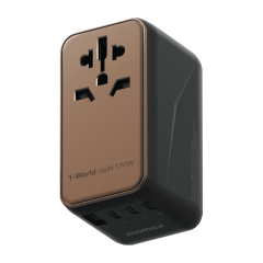 Momax - 1-World 170W 4 Port Travel Adaptor UA17 CR-UA17UKD