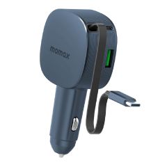 Momax - 1-MOVE+ 60W 伸縮充電線雙接口車用充電器 UC19 UC19E