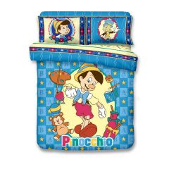 Uji Bedding - 1300針天絲綿活性印花卡通床品套裝 - 木偶奇遇記(5款尺寸可選)