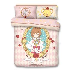Uji Bedding - 1000 thread Cotton Reactive Print  Characters Bedding Set - Card Captor Sakura(4 Sizes option) UJI-SK2002-MO