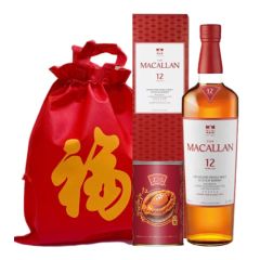 The Macallan 12 Year Old Sherry Cask Single Malt Whisky Gift Bag (with Abalone Can) (Random Packing) MACALLAN12_SCGP