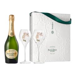 Perrier Jouet Grand Brut NV Champagne set (with 2 glasses)