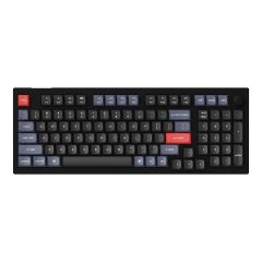Keychron - V5 Swappable RGB Backlight - Carbon Black - Knob Version (Red Switch /Blue Switch/Brown Switch) V5-all