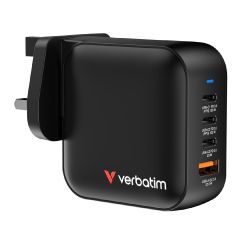 Verbatim - 100W GaN Wall Charger (MGaN100-4) #32058 VERBA_32058