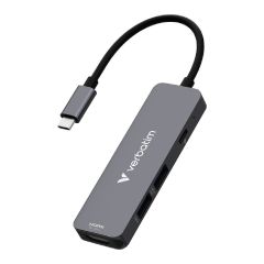 Verbatim - Essentials USB-C Multiport Hub 4 Port #32155 VERBA_32155