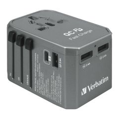 Verbatim - 4 Ports QC/PD 45W Travel Adapter VERBA_66433