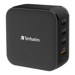 Verbatim - 4 Port 150W PD & QC 3.0 GaN充電器 (附AC電源線+直立底座)