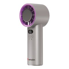 Verbatim - Cool ‘n’ Go Handheld Fan IceTouch [Grey/White] VERBA_ICETOUCH_MO