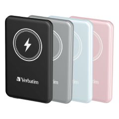 Verbatim - 5000mAh Magnetic Wireless Power Pack (MCP-05) (Multi Colors) VERBA_MCP05_ALL