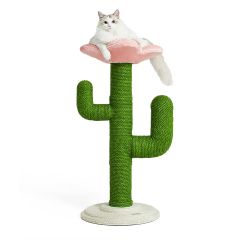 VETRESKA - Cactus Scratching Tree with Flower-Shaped Bed vk12056