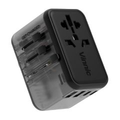 Vinnic - Taboche 65W GaN Travel Adapter CR-VPTA-GA65W_BK