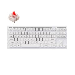 Keychron - Q3 QMK Custom Mechanical Keyboard with Knob - Fully Assembled Shell White (Gateron G Pro Red Switch/Gateron G Pro Blue Switch/Gateron G Pro Brown Switch) keychron-Q3-all