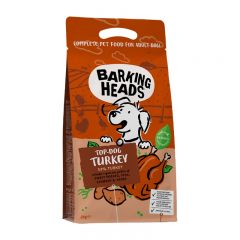 Barking Heads - Top-dog Turkey Dry Food Grain Free Complete Adult Dogs Food (2kg / 6kg / 12kg) WL_BHT_all