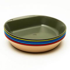 WO72221 Wildo 瑞典製 BPA-Free 膠碟 Camper Plate Deep Mixed Set X6 Classic