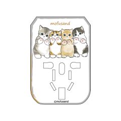 Anichi - Verbatim x Mofusand 5 Port 5.6A通用旅行轉插 - 四隻貓