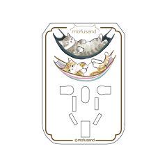 Anichi - Verbatim x Mofusand 5 Port 5.6A通用旅行轉插 - 睡覺貓