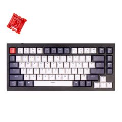 Keychron - Q1 QMK Custom Mechanical Keyboard - Fully Assembled (Carbon Black / Space Grey / Navy Blue) (Red / Blue / Brown Switch) Q1-all