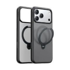 TORRAS - Ostand Spin Magnetic Case for iPhone 17 Pro [Black / Clear] CR-X00FX-17P-MO