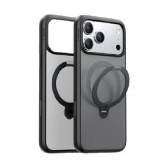 TORRAS - Ostand Spin Magnetic Case for iPhone 17 Pro Max [Black / Clear] CR-X00FX-17PM-MO