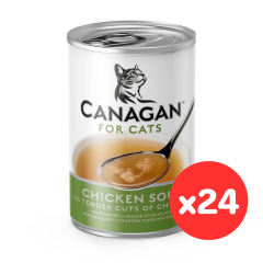 Canagan - Chicken Soup - with Tender Cuts of Chicken For Cat (140g x24 Cans) 